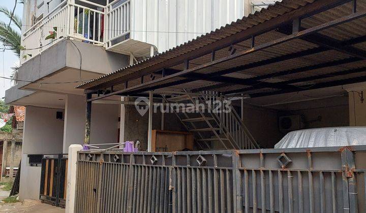 Dijual Murah Rumah dan Kontrakan Minimalis  2 Pintu Lokasi Strategis Rangkapan Jaya Dekat Tol Sawangan 1