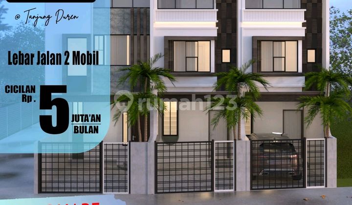 Rumah Baru Tanjung Duren Jalan 2 Mobil  1