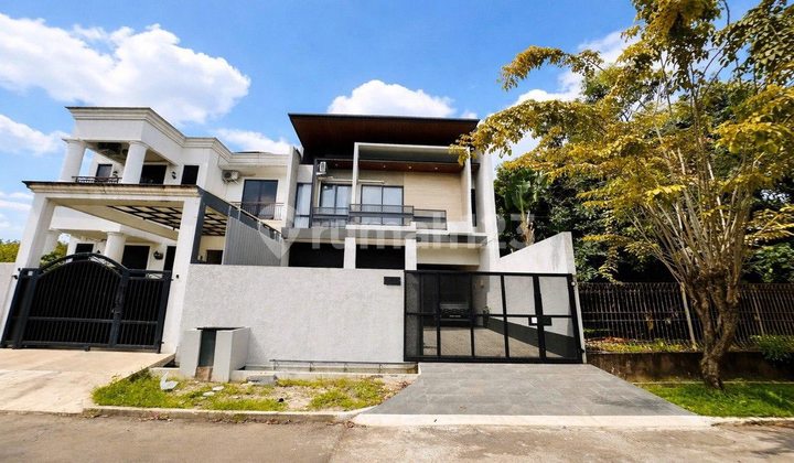 Sturdy House with Modern Minimalist Design in Favorite Cinere Complex