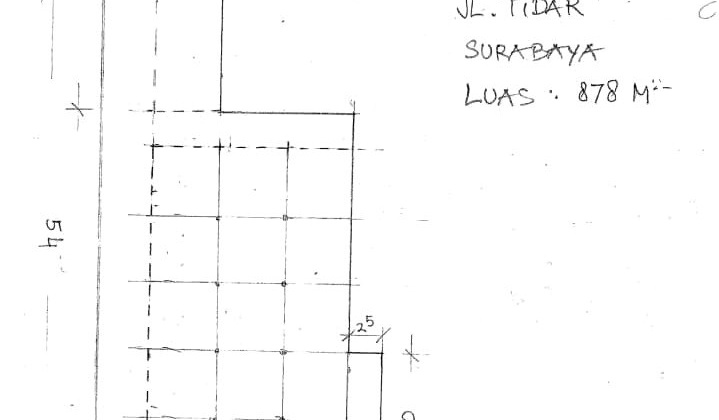 Land for Sale in Tidar, Surabaya, LIE.A142 Land for Sale in Tidar, Surabaya, LIE.A142