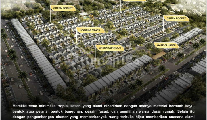 Cluster Minimalis 2 Lantai di Bekasi , Lokasi Strategis Dekat Tol 12