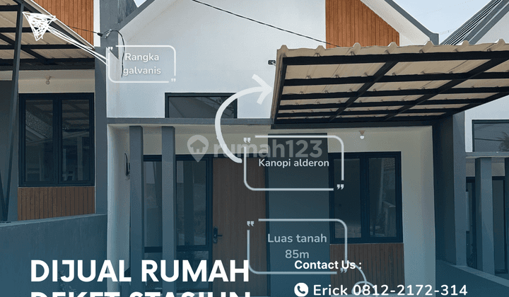 Dijual Rumah Deket Stasiun Bebas Biaya2 Depok 1