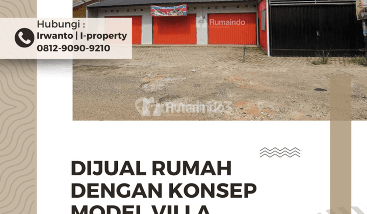 Dijual Cepat Rumah Pribadi Dengan Konsep Model Villa 1