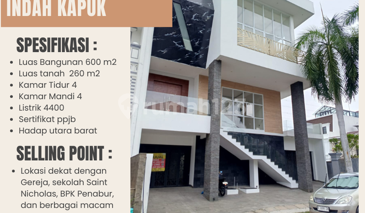 Dijual Rumah Area Premium di Pantai Indah Kapuk