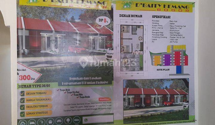 Rumah Baru Unfurnished SHM di Fqm3+pxc, Bojong, Kec. Kemang, Kabupaten Bogor, Jawa Barat 16310, Bogor 8