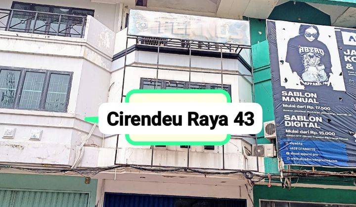 Ruko Cirendeu Raya 43 Strategis, Sederetan Bank Mandiri, Btn 2
