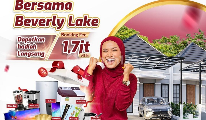 Cuma 3jt Bisa Punya Rumah. Beverly Lake 1