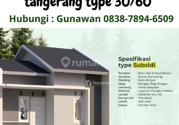 Rumah Siap Huni Jambe Tangerang Type 30 60 1