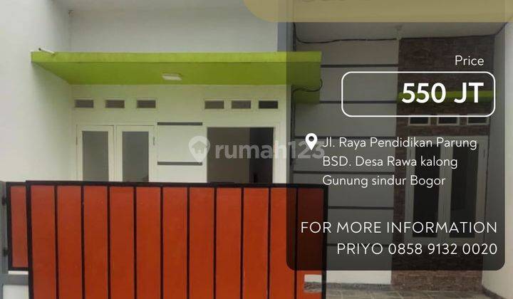 Di Jual Rumah Lokasi Strategis Rumah Ready Dan Indent di Gunung Sindur Bogor 1