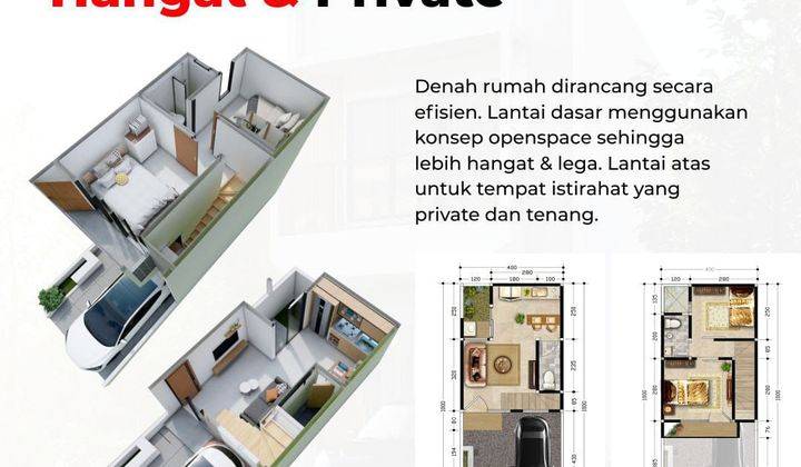 Dijual Rumah Modern Strategis di Cilangkap, Tapos Kota Depok 2