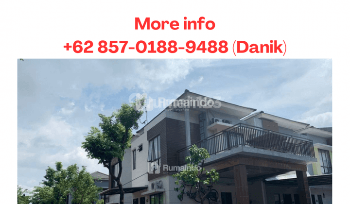 Dijual Rumah Hook Siap Huni Dicluster Premium Graha Raya Bintaro 1