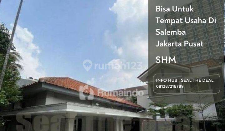 Dijual Rumah Bisa Untuk Tempat Usaha Di Salemba Jakarta Pusat STDN0133 1