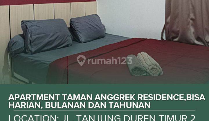 Apartment Taman Anggrek Residence,BIsa Harian, Bulanan dan Tahunan  1