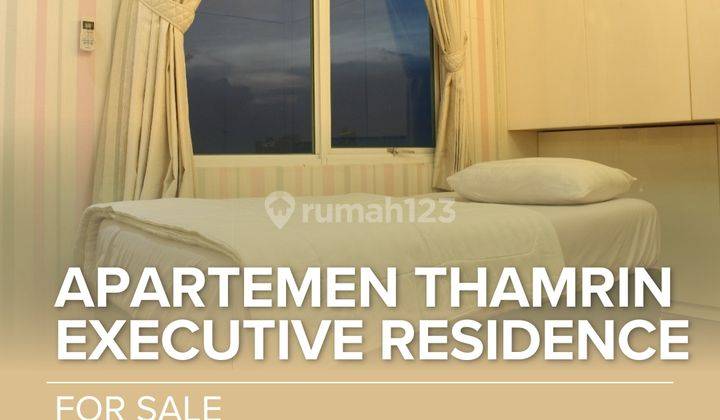 Dijual Cepat Apartemen Thamrin Executive Residence, Hanya 1 Tower, Berlantai Rendah Hoek Lantai 3, Unit 03 Be City View , Bernuansa Warna Putih, Dgn Harga Rp. 2.200.000.000, Msh Nego 1