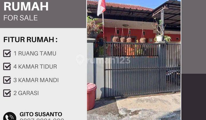 Dijual Cepat Rumah Bagus, Lega Tanah Dan Lega Bangunannya 100 Aman Dari Banjir Keamanan 24 Jam 1