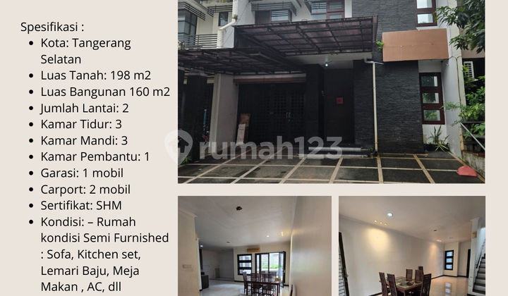 For Rent: Bintaro Residence Housing
