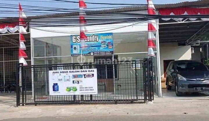 Dijual Tempat Usaha Yang Sedang Berjalan, Pinggir Jalan Raya, Akses Mudah Ke Kota Wisata, Cibubur, Jalan Alternatif.tempat Usaha TOKO Laundry, Toko Aqua Dan Toko Gas  2