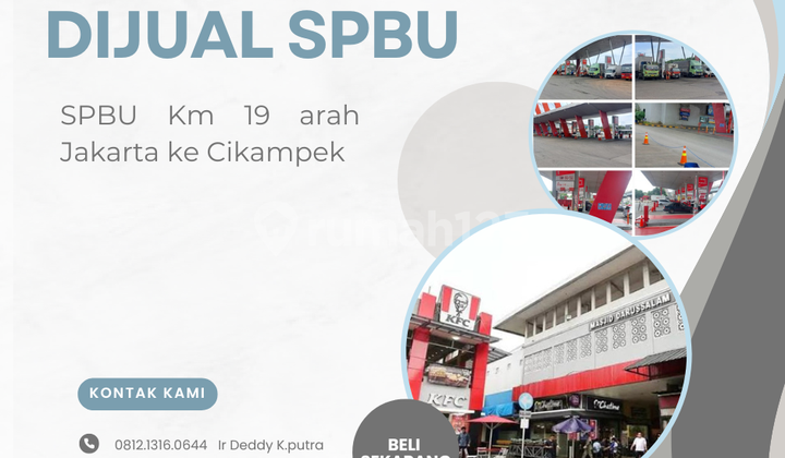DIJUAL SPBU di Km . 19 arah Cikampek 