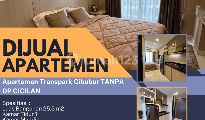 For Sale Transpark Cibubur Apartment NO DOWN PAYMENT, INSTALLMENTS STARTING AT 2 MILLION