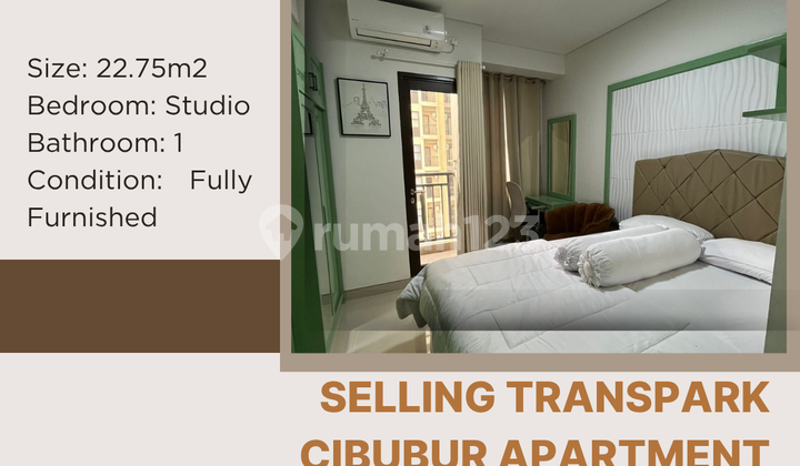 Selling Transpark Cibubur Apartment Fully Furnished