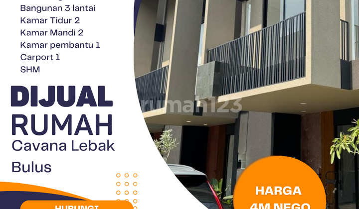 Dijual Rumah di Cavana Lebak Bulus