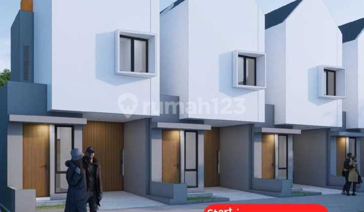 RUMAH SIAPHUNI CLUSTER TANPA DP BISA KPR DI CINERE DEKAT TOL LIMO