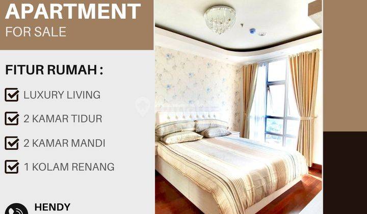 Sewa Apartment Pancoran China Town Point 2 Bedroom Kamar Tidur Lucky Tower.  1