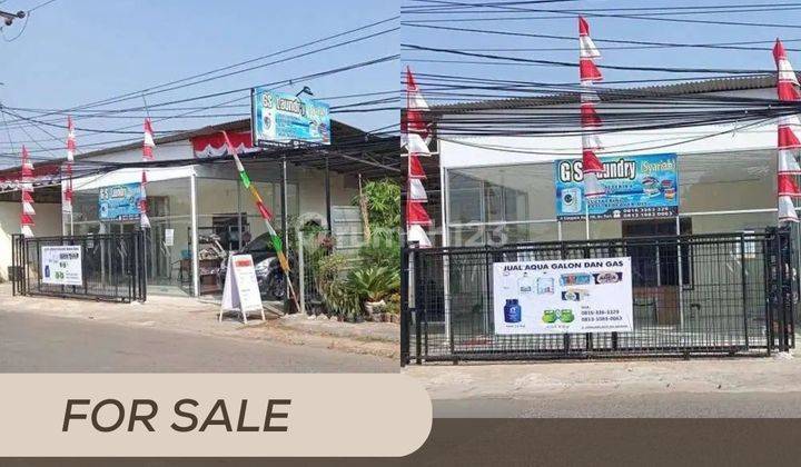 Dijual Tempat Usaha Yang Sedang Berjalan, Pinggir Jalan Raya, Akses Mudah Ke Kota Wisata, Cibubur, Jalan Alternatif.tempat Usaha TOKO Laundry, Toko Aqua Dan Toko Gas 