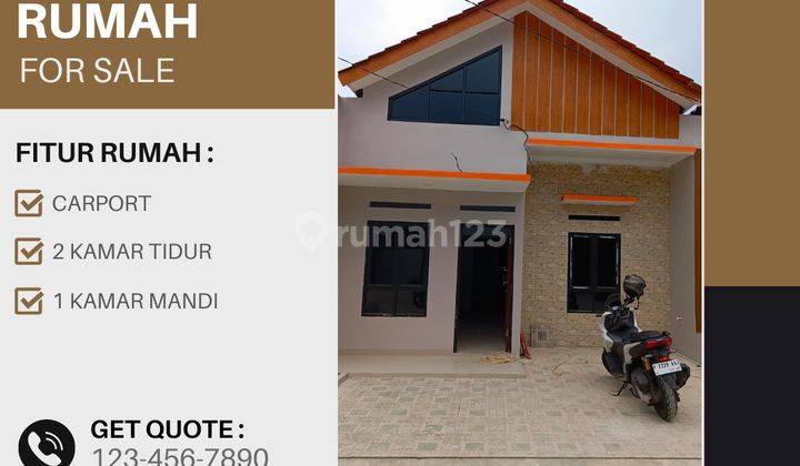 Rumah Hanya 525 Juta,bisa Kpr,bonus Ac, Kanopy Dan Carport Keramik,sawangan Depok Bismillah. 1