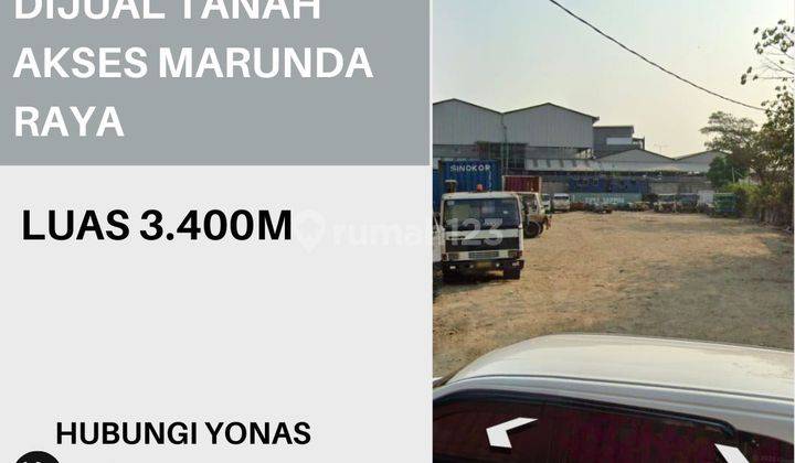 Dijual Tanah Akses Marunda Raya 1