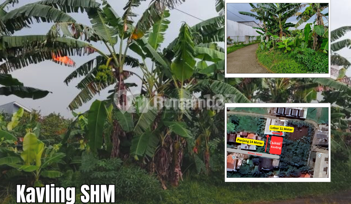 Jual Tanah Kavling SHM di Bedahan Sawangan Luas 155 m2 