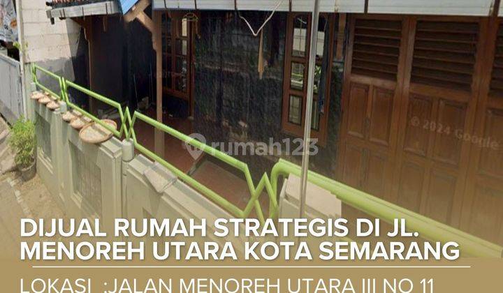 Dijual Rumah Strategis Di Jl. Menoreh Utara Kota Semarang 1