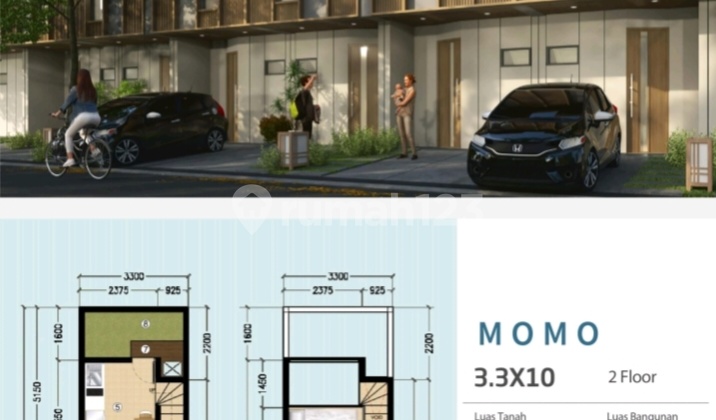 Rumah Dijual Spring Hill Yume Lagoon , Fasilitas Lengkap Ada Danau Dkt Stasiun dan Tol