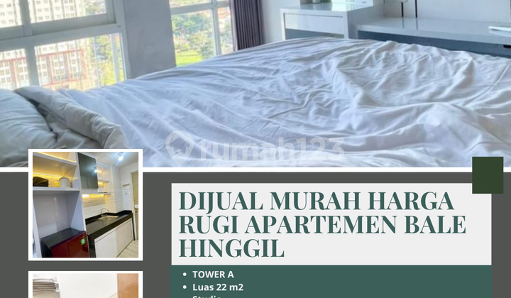DIJUAL MURAH HARGA RUGI APARTEMEN BALE HINGGIL