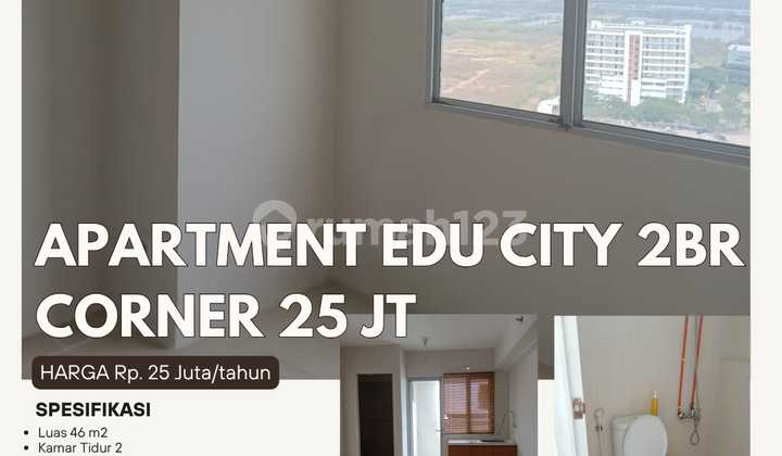 APARTMENT EDU CITY 2BR Corner 25 million