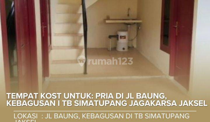 Kost Ardan Jl Baung, Kebagusan di Tb Simatupang Jaksel  1