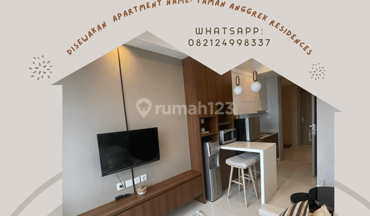 DISEWAKAN  Apartment Name: Taman Anggrek Residences 1