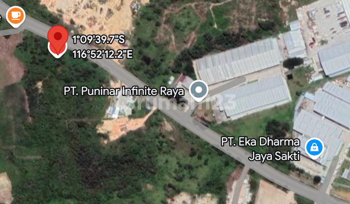 Jalan Poros Zona Industri Karingau Balikpapan