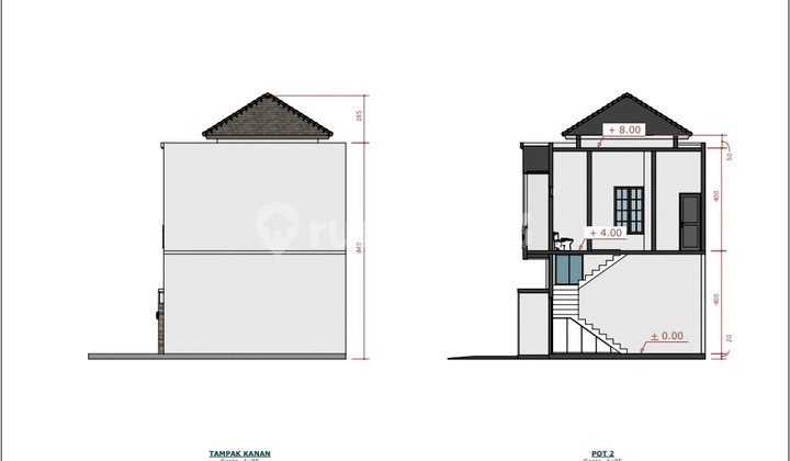 2-Story Hook House in Kireina Park Nusaloka BSD, South Tangerang