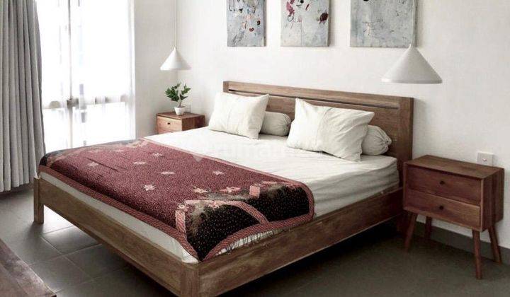 kamar tidur apartment 2 br terenovasi furnished