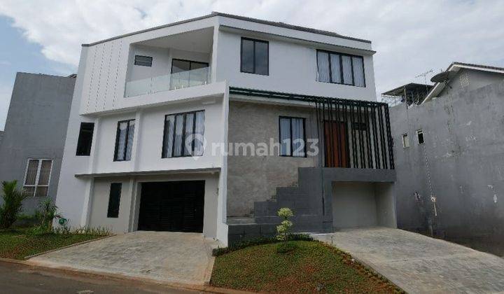 Rumah Hoek 3 Lantai Luas 214m2 Type 4+2kt di Cluster Costarica Modernland Tangerang City 1