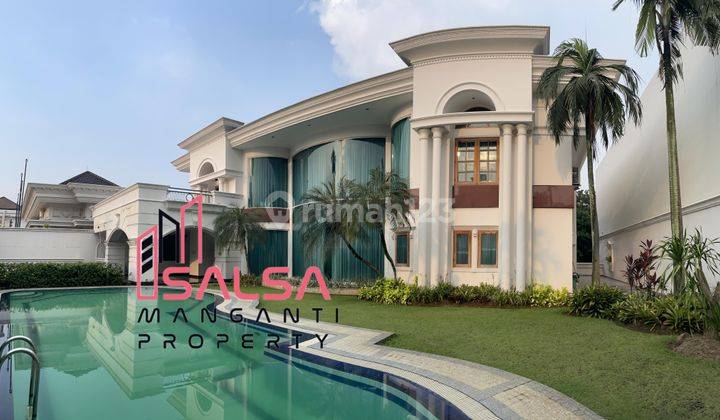 Disewakan Cepat Rumah Mewah Cantik Asri Siap Huni Lokasi Strategis Di Bukit Golf Pondok Indah Dekat Mall Dan Golf Dan Sekolah Jis Bukit Golf Pondok Indah Jakarta Selatan  2