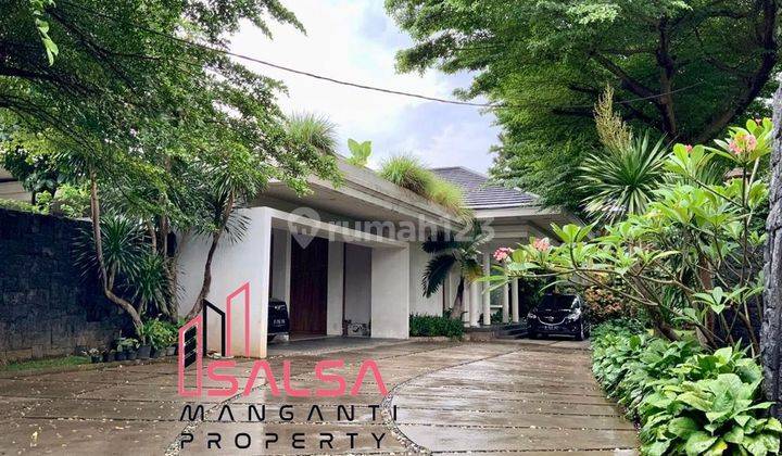 For Sale Dijual Cepat Rumah Cantik Asri Single House Private Pool Harga Murah Lokasi Tenang Dan Strategis Dekat Sekolah Dan Perkantoran Taman Luas Siap Huni Harga Murah Area Kemang Ampera Jakarta Selatan  2