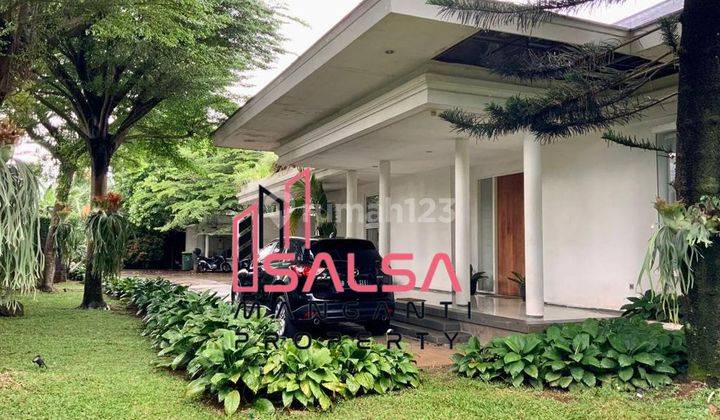 For Sale Dijual Cepat Rumah Cantik Asri Single House Private Pool Harga Murah Lokasi Tenang Dan Strategis Dekat Sekolah Dan Perkantoran Taman Luas Siap Huni Harga Murah Area Kemang Ampera Jakarta Selatan  2