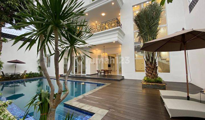 Dijual Cepat Rumah Baru Luxurious Classic White House Mewah Good Location Negosiable Lokasi Tenang Dan Nyaman Dekat Sekolah Jis Dan Harga Murah Rp.45 M Nego Di Pondok Indah,jakarta Selatan 7