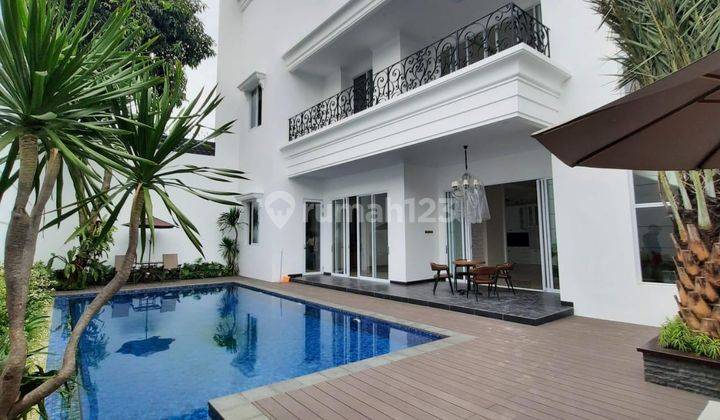 Dijual Cepat Rumah Baru Luxurious Classic White House Mewah Good Location Negosiable Lokasi Tenang Dan Nyaman Dekat Sekolah Jis Dan Harga Murah Rp.45 M Nego Di Pondok Indah,jakarta Selatan 9