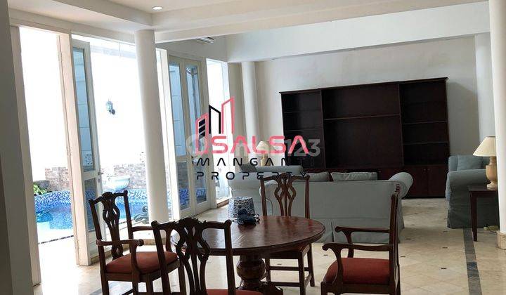 Disewakan Rumah Cantik Asri Siap Huni Bisa Kantor Atau Tempat Tinggal Semi Furnished Dan Pool Harga Murah Lokasi Dekat Sekolah Dan Perkantoran Area Kemang Jakarta Selatan  2