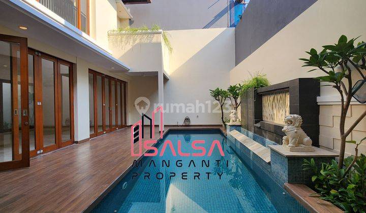 Dijual Cepat Rumah Cantik Design Tropical Private Pool Dekat Sekolah Prancis Dan Mrt Dan Citos Dan Tol Dan Lokasi Tenang Harga Nego Sampai Deal Area Cipete Cilandak Jakarta Selatan  2