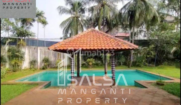 Disewakan Cepat Rumah Cantik Asri Siap Huni Harga Murah Bangunan 1 Lantai Nice Garden Pool Nuansa Bali Bebas Banjir Dekat Sekolah Internasional Dan Perbelanjaan Dan Cafe Dan Restoran Area Kemang Jakarta Selatan  1