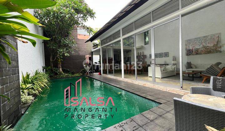 Disewakan Cepat Rumah Cantik Asri Nuansa Bali Dekat Sekolah Prancis Dan Mrt Furnish Siap Huni Kamar Tidur 2 Private Swimming Pool Nice Area Cipete Jakarta Selatan  1